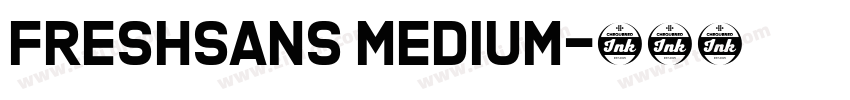 FreshSans Medium字体转换